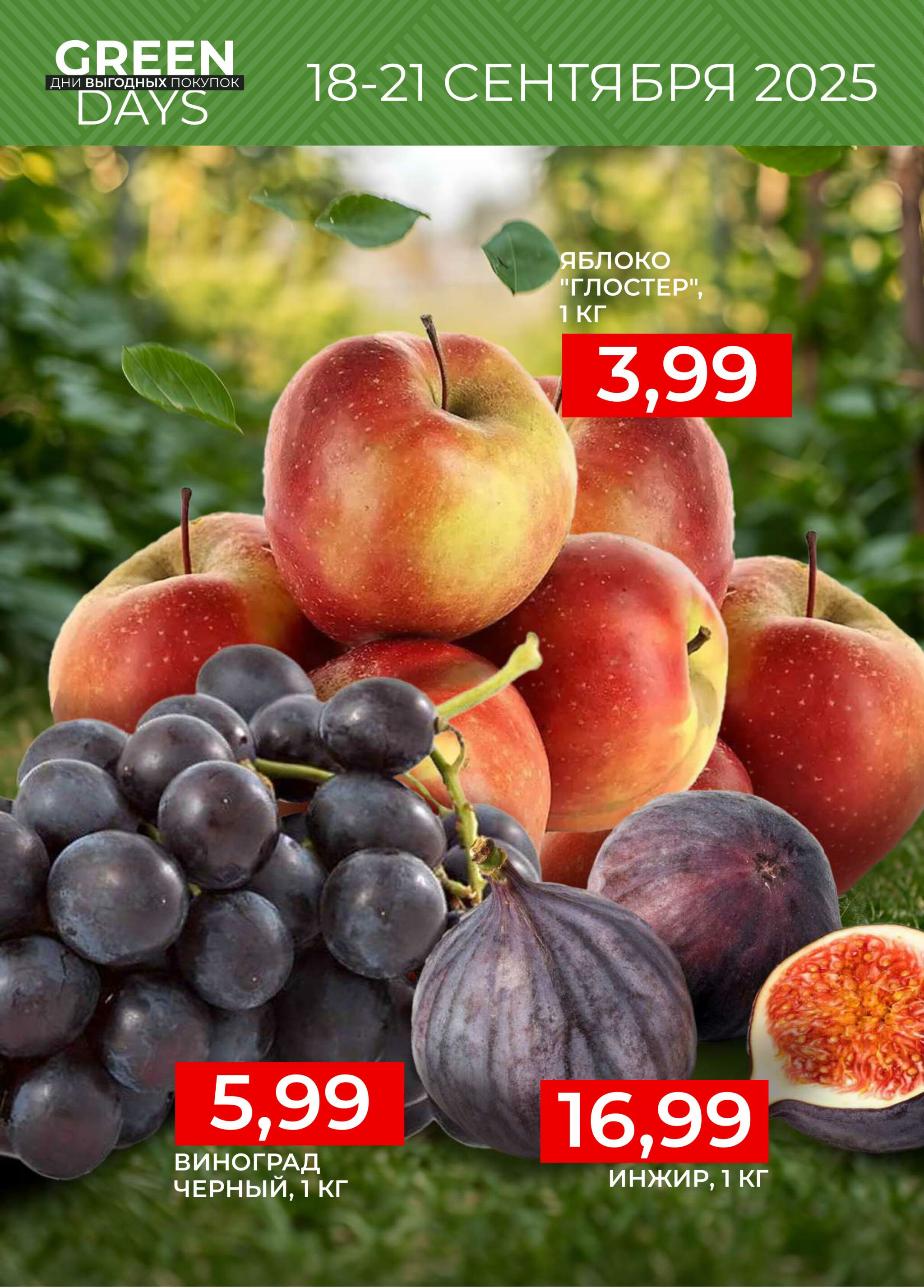 GREEN DAYS! 18  - 21 Сентября 2025 2